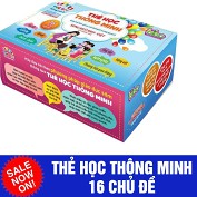 Bộ thẻ học thông minh 16 chủ đề - 416 thẻ học thông minh cho bé.