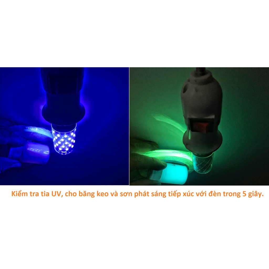 Bóng Trái Bắp 60 Led UV Diệt Khuẩn đuôi E27 SMD 2835