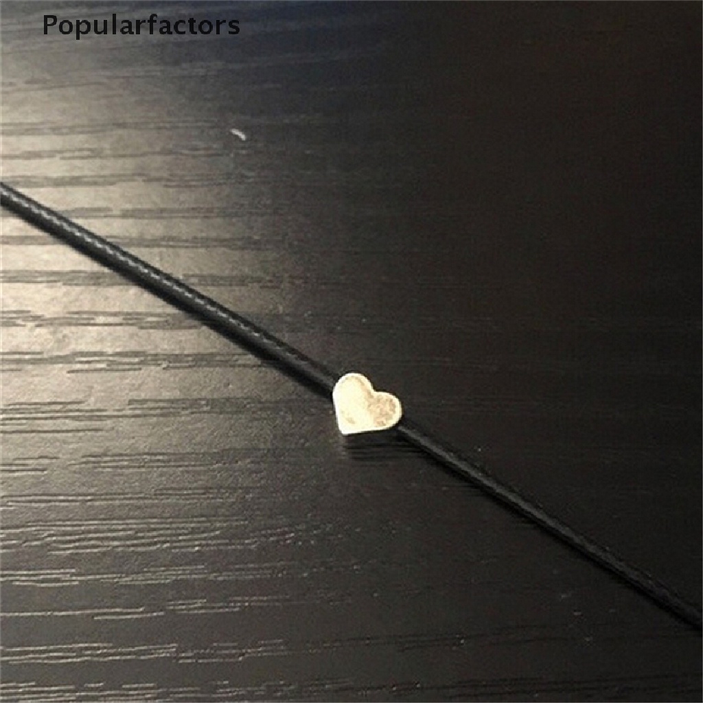 Vòng cổ choker Giả Da Mặt Trái Tim Đáng Yêu