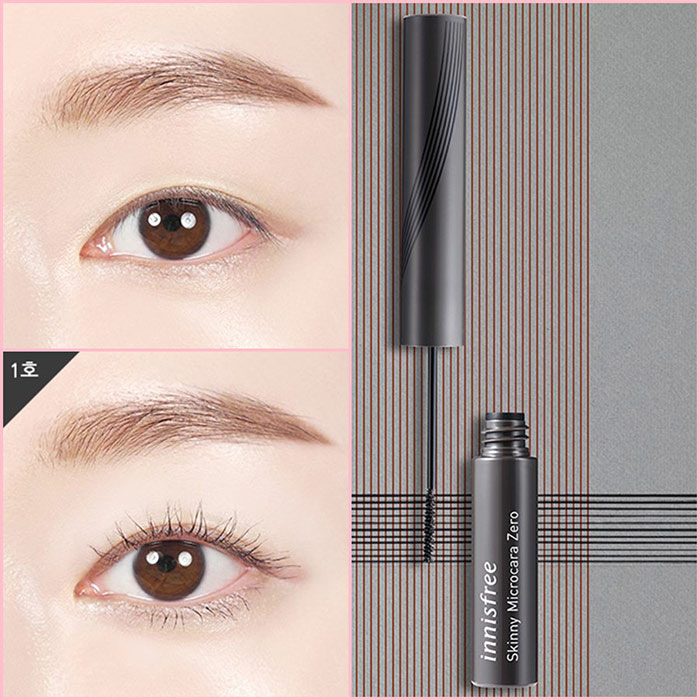 Mascara Innisfree Siêu Mảnh, Chống Trôi Skinny Microcara Zero