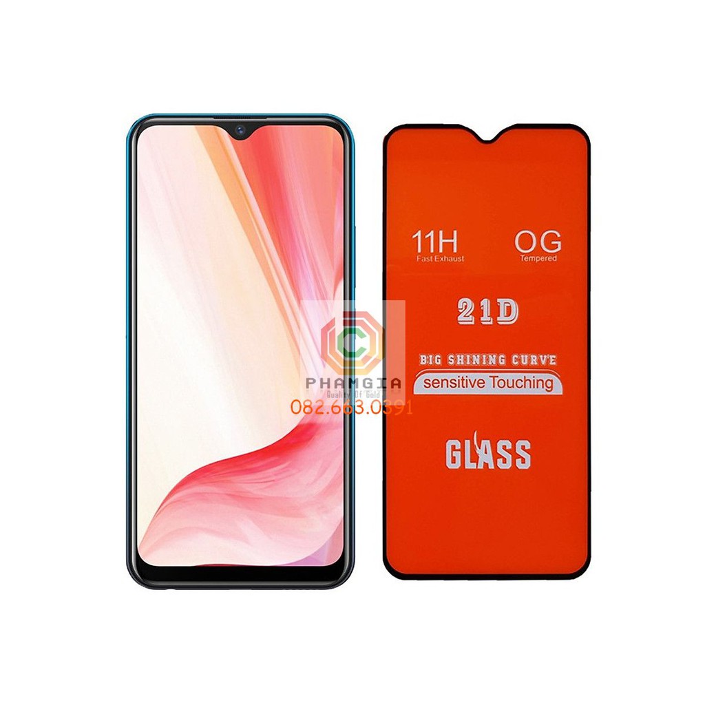 Kính cường lực Vivo Y11 full màn hình, full keo, siêu chuẩn