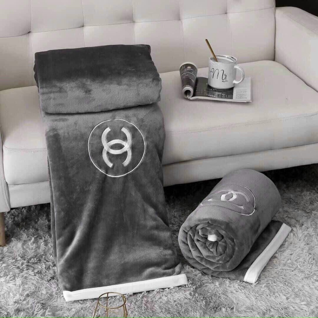 Chăn Quấn Tuyết Nhung Thương Hiệu- Chăn Điều Hòa Chăn Sofa Chăn Công Sở Đẳng Cấp -  Sakura JP Bedding Decor