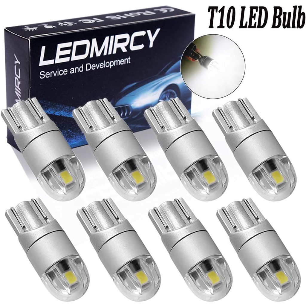 Đèn Led Chân T10 - 2 SMD 3030 Gắn Đèn Demi Xe Máy, Xe Đạp Điện, Bulb Sương Mù Nguồn Điện DC 12V