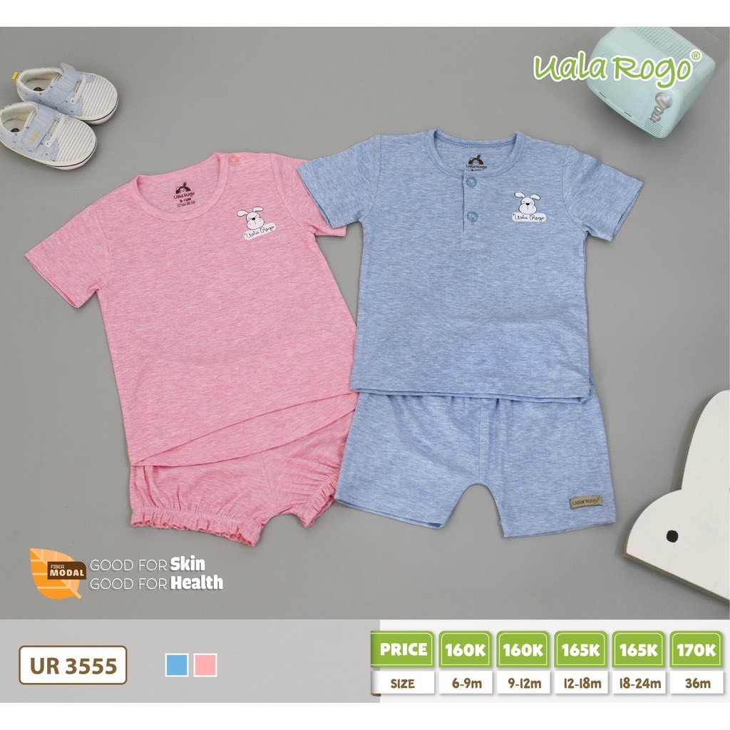 Cộc tay Modal  trơn Uala Rogo