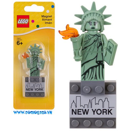 Nam châm hít tủ lạnh trang trí - 853600/854031 LEGO Magnet Statue of Liberty 2016