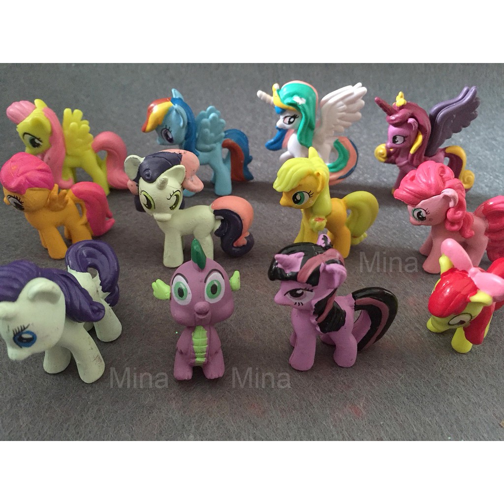 Set 12 nhân vật chú ngựa Pony