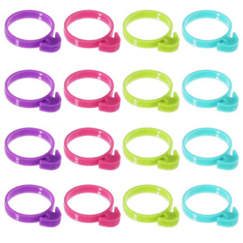 Vòng silicon buộc túi bắt kem trang trí bánh không rò rỉ có thể tái sử dụng