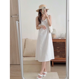 Váy 2 dây đũi thắt nơ lưng