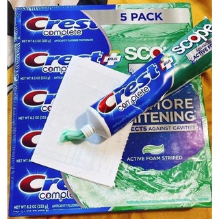 Kem đánh răng Crest Complete Extra Scope Whitening Plus Scope 232g của M