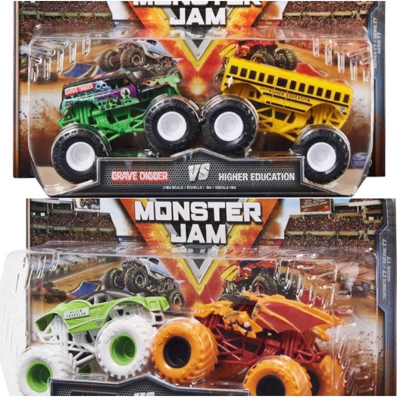 Đồ chơi xe sưu tập monster jam - hộp 2 xe fullbox - ảnh sản phẩm 1