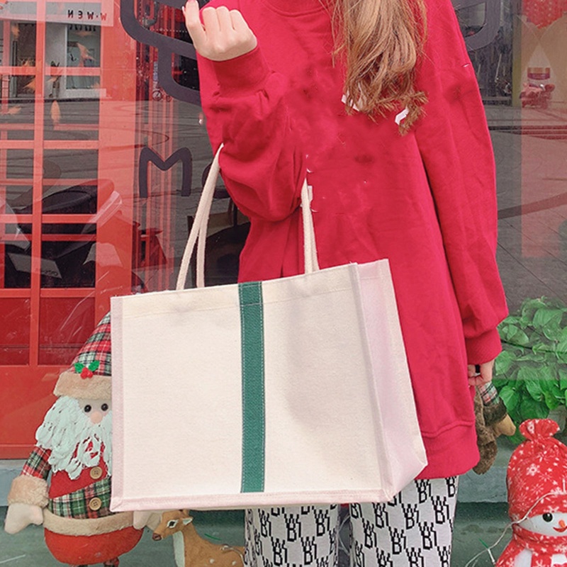 Túi Tote Bằng Sợi Đay Có Tay Cầm Tái Sử Dụng Được