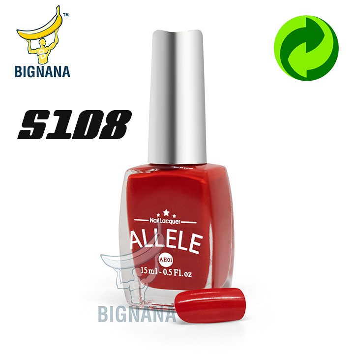 Các Tông Màu Đỏ, Mẫu Mới Sơn Móng Tay Allele - AE01 Chai 15ml An Toàn, Màu Sắc Đa Dạng