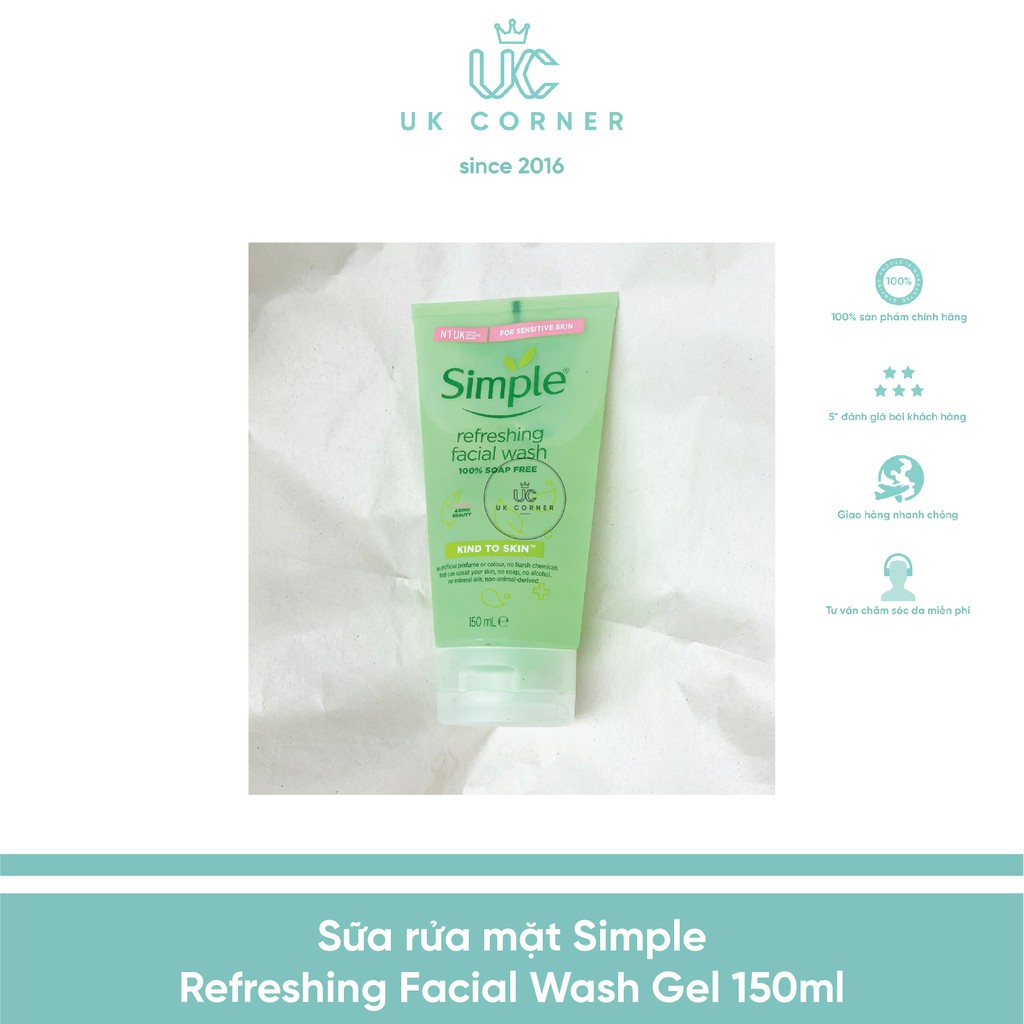 Sữa rửa mặt Simple Wash Gel | BigBuy360 - bigbuy360.vn