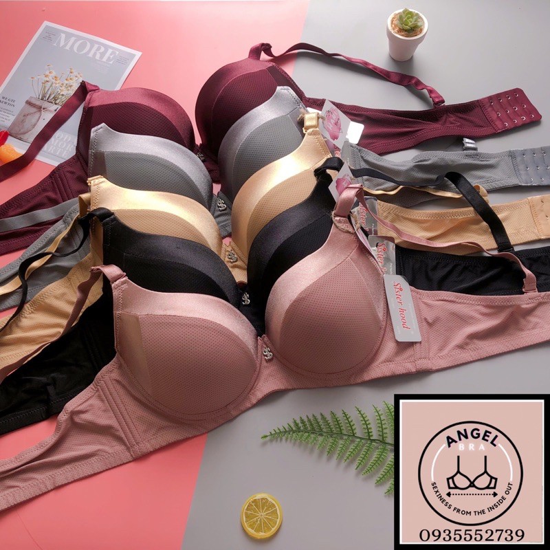 Áo lót quả lớn không mút, áo ngực big size có gọng Thái Lan Sisterhood 991 - angel.bra