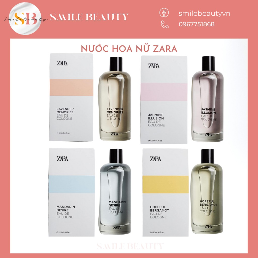 Nước hoa Zara nữ các loại