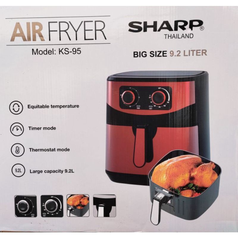 Nồi chiên không dầu SHARP KS-95 9,2 Lít. bảo hành 12 tháng. shop uy tín