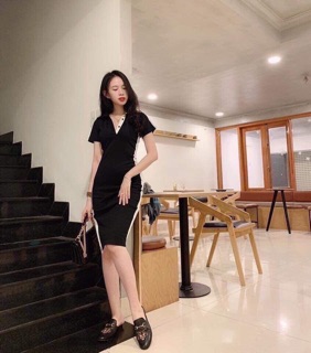 ĐẦM THUN CỔ BẺ