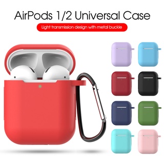 Vỏ bảo vệ hộp sạc tai nghe Airpods 1/2 bằng silicone chống sốc in màu ngọt ngào