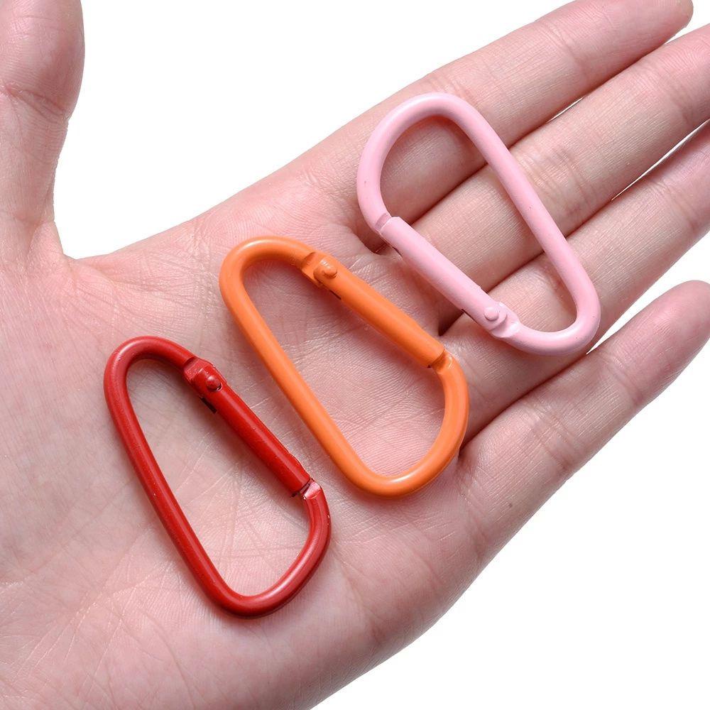 Móc Khóa Carabiner An Toàn Kích Thước 45x24mm Tiện Dụng Mang Theo Du Lịch Cắm Trại DIY