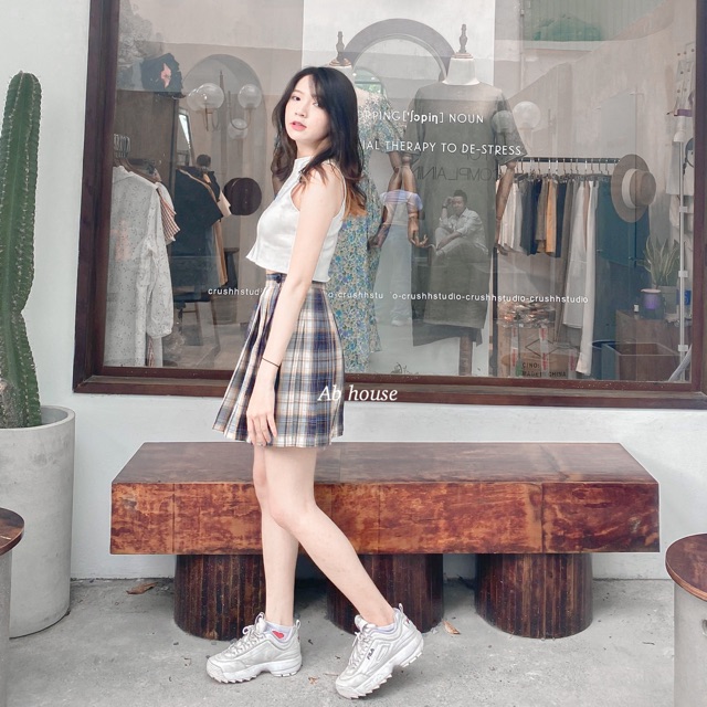 Chân Váy Caro Xếp Ly Dáng Xoè - Caro Skirts ( Ảnh Thật) | BigBuy360 - bigbuy360.vn