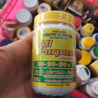 Phân bón kích thích sinh trưởng , điều hòa cho lan và cây cảnh 20-20-20
