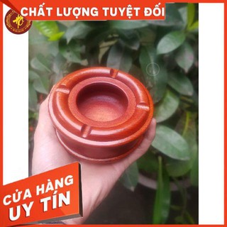 Gạt tàn thuốc - gỗ hương tiện tròn