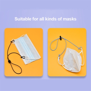 Xijing3.my Silicone Mask Hanging Rope Mask Extender Lanyard Adjustable Traceless Ear Hanging Rope