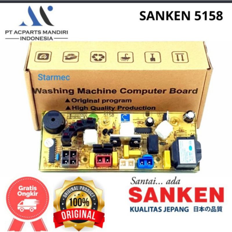 Linh Kiện Máy Giặt Pcb Sanken Aw-S770 Asw-772Ss