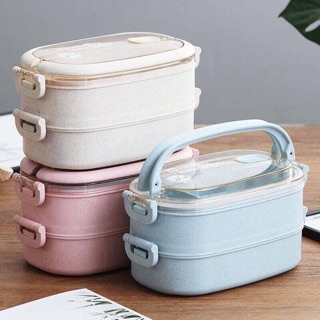 HỘP CƠM 2 TẦNG HÀN  QUỐC LÚA MẠCH