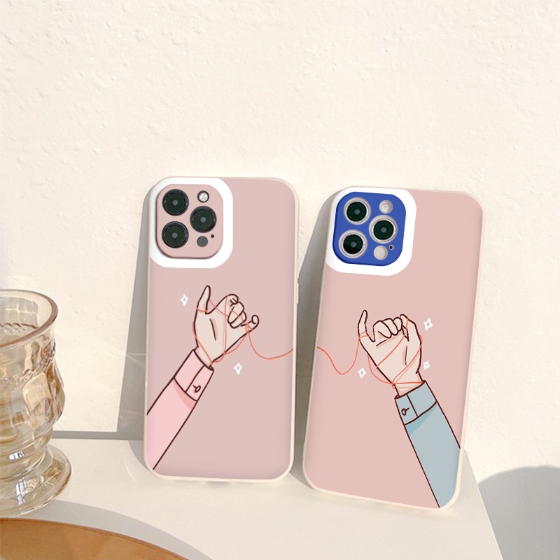 Ốp iphone dây tơ hồng kết nối iPhone 6/6plus/6s/6splus/7/7plus/8/8plus/x/xs/xr/xsmax/11/12/13/pro/max