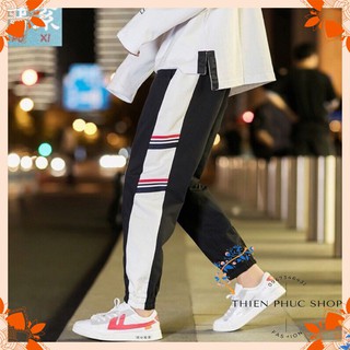 Quần jogger nam 2 sọc ngang