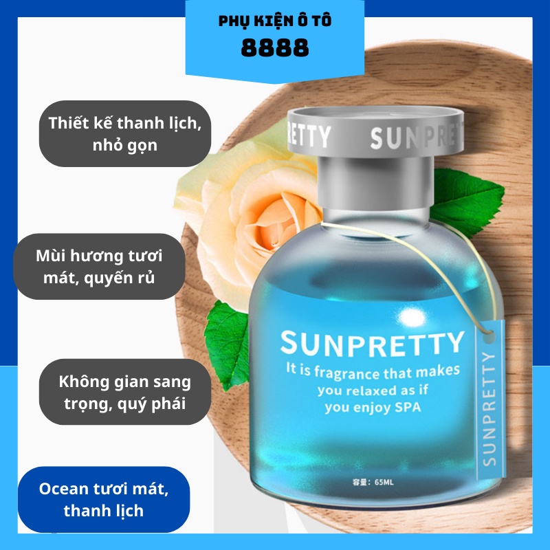 Nước hoa ô tô - Tinh dầu thơm ô tô 8888 thơm mát, quyến rủ, sang trọng
