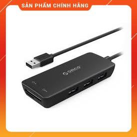 (Có sẵn) Bộ chia USB 2.0 hỗ trợ khe cắm thẻ nhớ ORICO H3Ts-U2