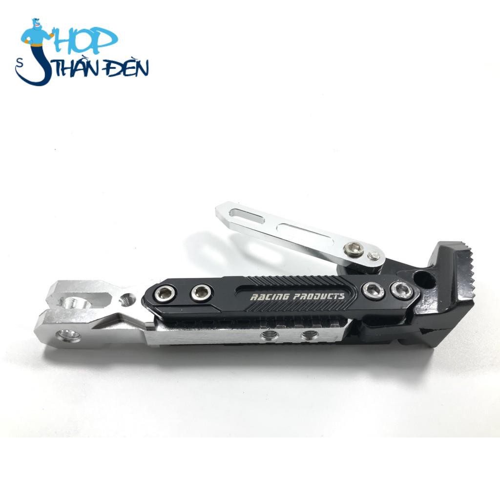 Chân chống tăng chỉnh gắn xe máy,xe điện Nhôm nguyên khối CNC