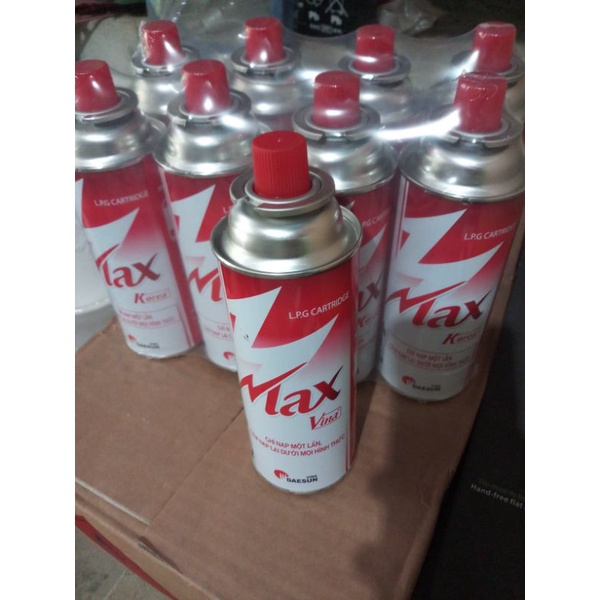 bình ga mini lắp bếp ga mini, đầu khò