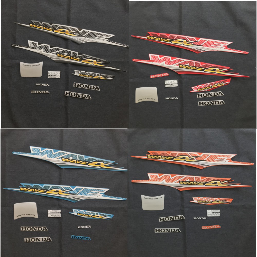 [GIÁ GỐC] TEM DÁN XE CHO WAVE ANPHA 2018 3 LỚP