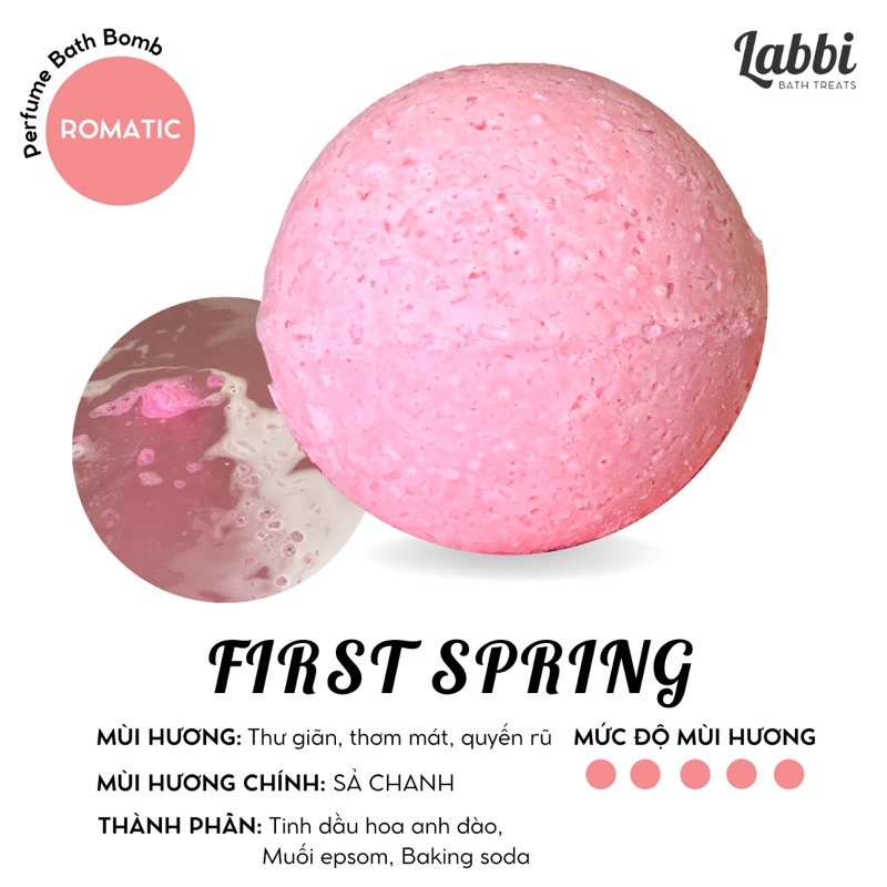 FIRST SPRING IN JAPAN [Labbi] Bath bomb / Viên sủi bồn tắm / Bom tắm | BigBuy360 - bigbuy360.vn