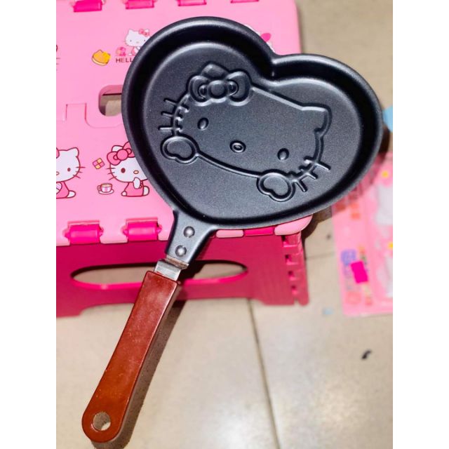 Chảo chống dính Kitty dáng tim