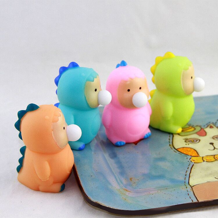 GUDETAMA SQUIShY Con Vịt Đội Mũ Thổi Bong Bóng cực đáng yêu mochi slime