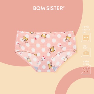 Quần lót su đúc thông hơi ép viền hoạ tiết dễ thương phần 2 BOM SISTER Q5875