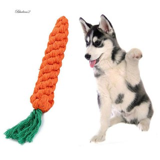đồ chơi cà rốt bện thừng cho chó mèo