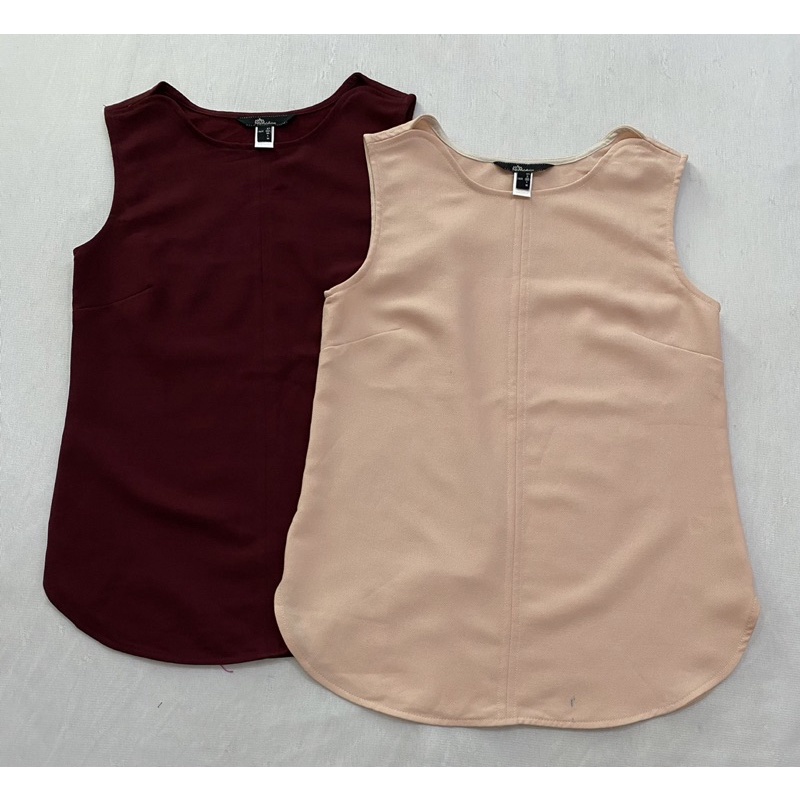 (A222) Áo sát nách công sở Nino.maxx (Size L/ Dơ nhẹ) - Thanh lý vnxk