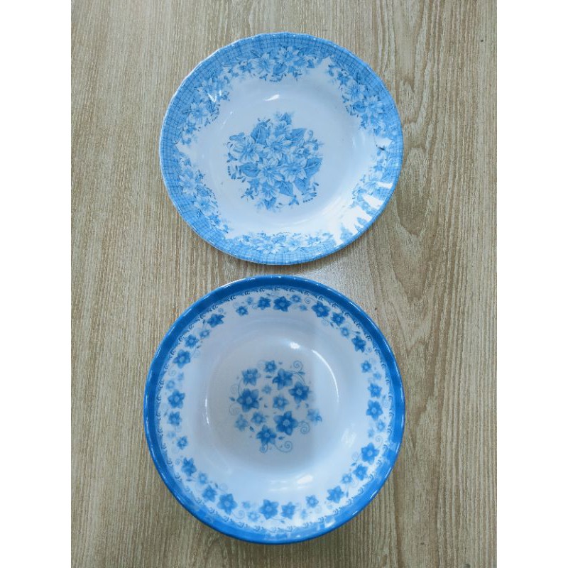 Dĩa nhưa sâu 6,7,8 melamine dày đẹp