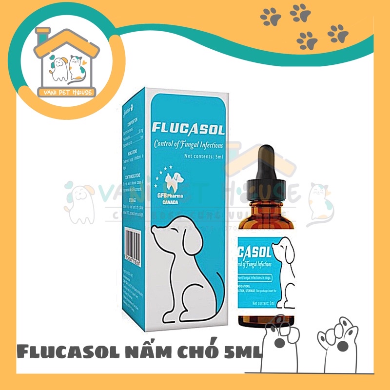 [Mã PET50K giảm Giảm 10% - Tối đa 50K đơn từ 250K] Flucasol - Sản phẩm nấm cho chó GFB Pharma