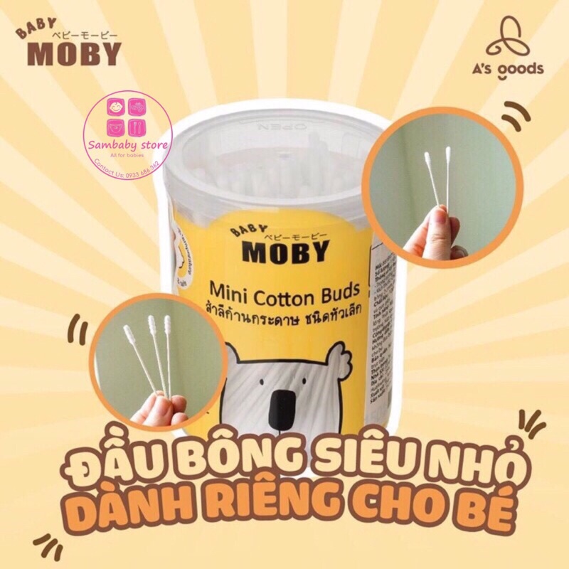 TĂM BÔNG MOBY CHÍNH HÃNG