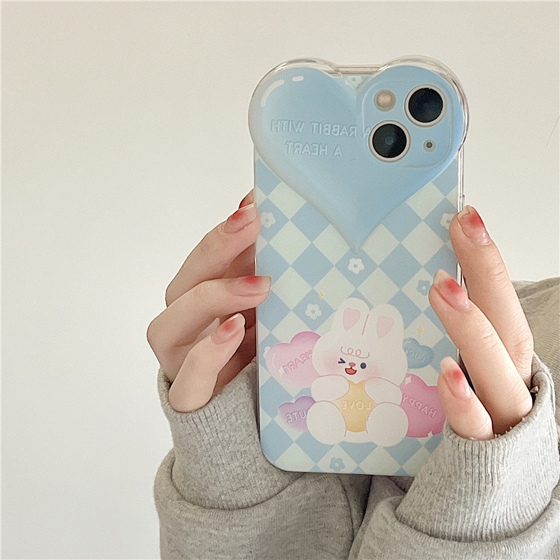 Ốp Điện Thoại Hình Thỏ Hoạt Hình Cho iphone/xs/7/8/Pro/Max/Mini 13