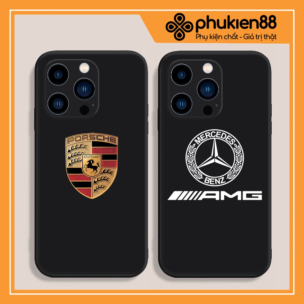 Ốp lưng ip LOGO xe hơi cạnh vuông 6/6plus/6s/6splus/7/7plus/8/8plus/x/xr/xs/11/12/13/pro/max/plus/promax