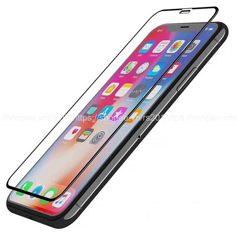 Kính cường lực CHỐNG BÁM VÂN TAY dán TRÀN MÀN HÌNH dành cho iphone 6/6s/7/7plus/8/8plus/plus/x/xr/xs/11/12/13/pro/max