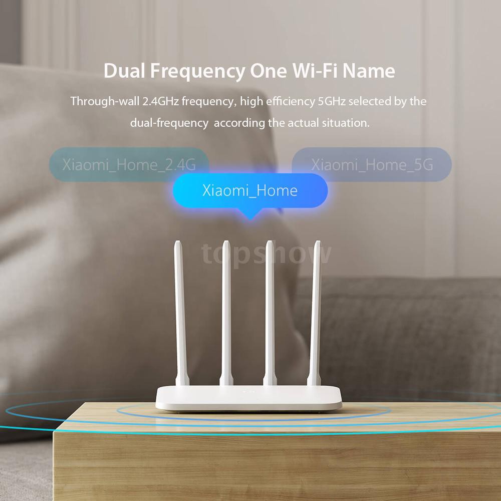 Bộ phát wifi router Xiaomi 4A Xiaomi Router 4A Gigabit Version - white