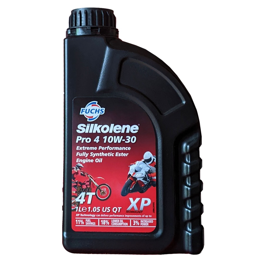 (1L) Dầu nhớt xe số, tay côn FUCHS SILKOLENE PRO 4 10W30 4T 1000ml - Shopnhottot